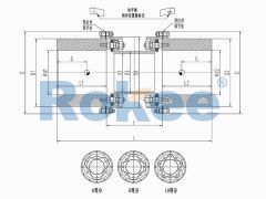 RLQU Disc Couplings,RLQU Improved Flange Quick Installation Diaphragm Coupling