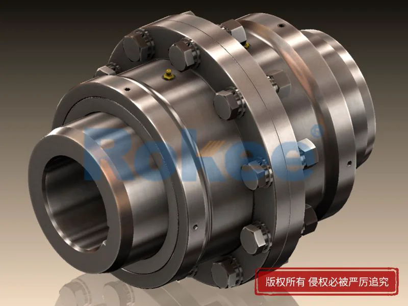 WG型鼓形齒式聯軸器,軋機齒式聯軸器定制廠家,Rokee