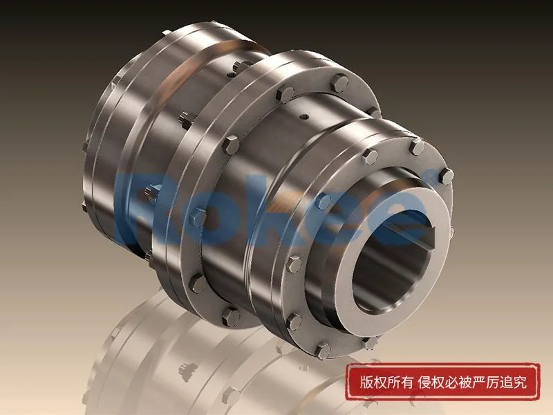 WGC型垂直安裝鼓形齒式聯軸器,軋機齒式聯軸器定制廠家,Rokee