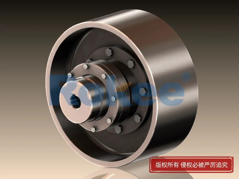 WGZ型帶制動輪鼓形齒式聯軸器,軋機齒式聯軸器定制廠家,Rokee